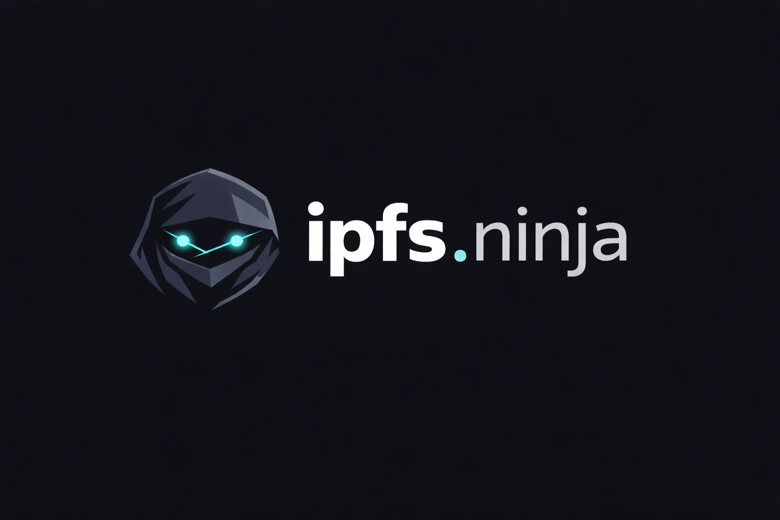 IPFS.NINJA Logo Dark