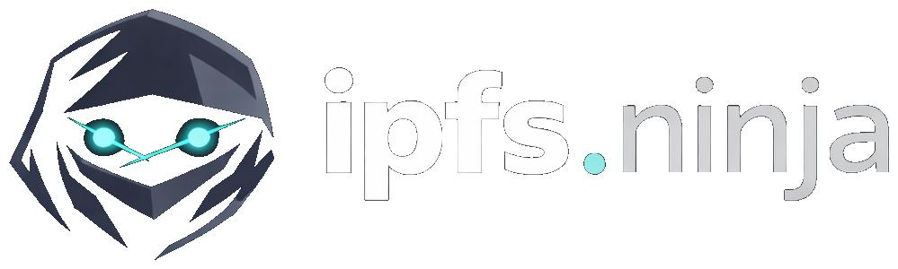 IPFS.NINJA Logo White