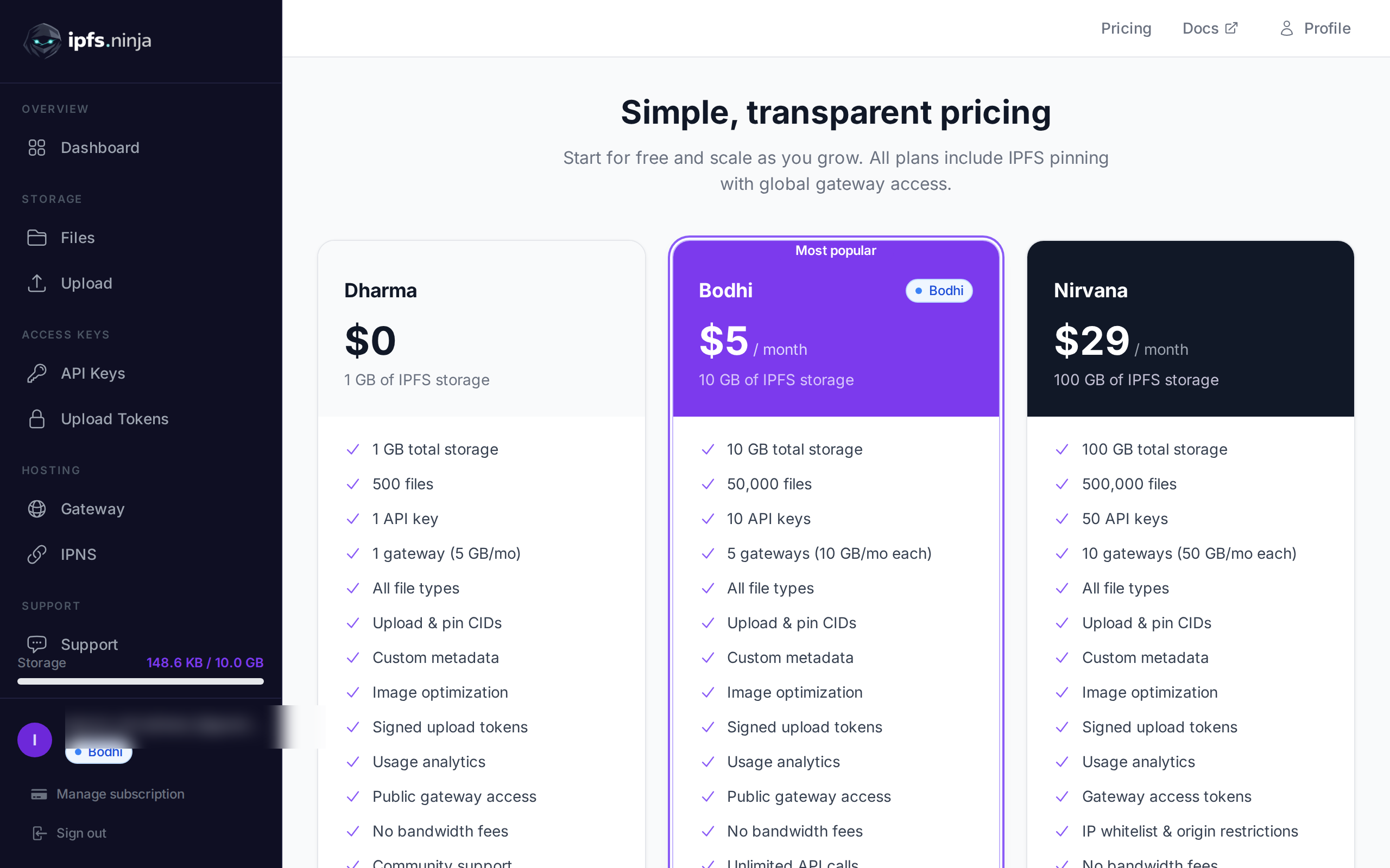 IPFS.NINJA vs Pinata — Comparison Guide 2026