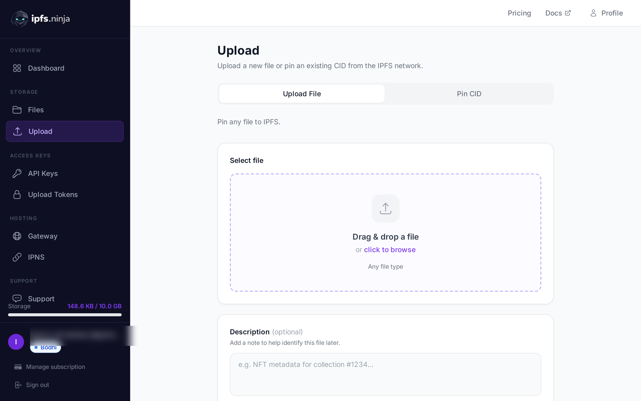 Learn how signed upload tokens let you safely upload to IPFS from browsers and mobile apps without exposing your API key.